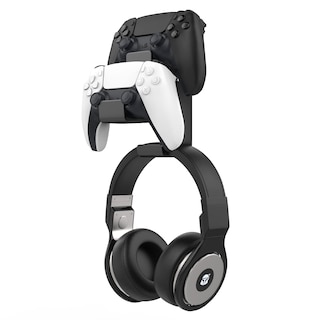 Foto 1 | Foto 1 | Soporte Para Mando Moko Dual Gamepad Y Soporte Para Auriculares Color Negro - Venta Internacional.