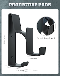 Foto 4 | Foto 4 | Soporte Para Mando Moko Dual Gamepad Y Soporte Para Auriculares Color Negro - Venta Internacional.
