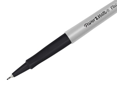 Foto 3 | Foto 3 | Bolígrafos Con Punta De Fieltro Paper Mate Flair De Punta Ultrafina Color Negro 12 - Venta Internacional.