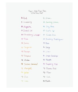 Foto 5 | Foto 5 | Bolígrafos Con Punta De Fieltro Paper Mate Flair De Punta Ultrafina Color Negro 12 - Venta Internacional.