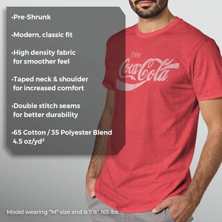 Foto 3 | Foto 3 | Camisa Coca-cola Eighties Coke Manga Corta Mediana Roja - Venta Internacional.