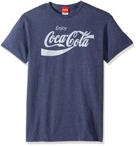 Camiseta Coca-cola Para Hombre De Los Ochenta Manga Corta 2xl Azul Marino - Venta Internacional.