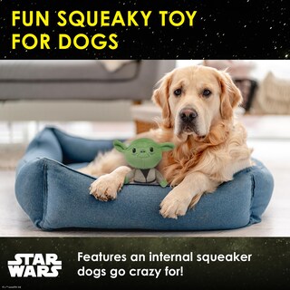 Foto 4 | Foto 4 | Juguete De Peluche Con Forma De Yoda Para Perro Star Wars Para Mascotas Muy Grande - Venta Internacional.