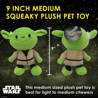 Foto 5 | Foto 5 | Juguete De Peluche Con Forma De Yoda Para Perro Star Wars Para Mascotas Muy Grande - Venta Internacional.