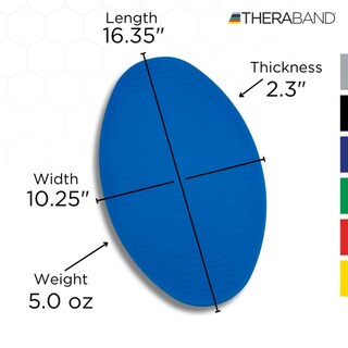 Foto 2 | Foto 2 | Almohadilla De Entrenamiento De Estabilidad Theraband Azul 41 X 23 X 5 Cm Intermedia - Venta Internacional.