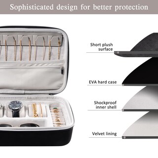 Foto 6 | Foto 6 | Estuche Para Joyas Procase Extra Grande 26 X 20 X 24 Cm - Venta Internacional.