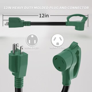 Foto 2 | Foto 2 | Adaptador Eléctrico: Enchufes: Af Rv 30 A A 110 V 1875 W 1 Pie Verde - Venta Internacional.