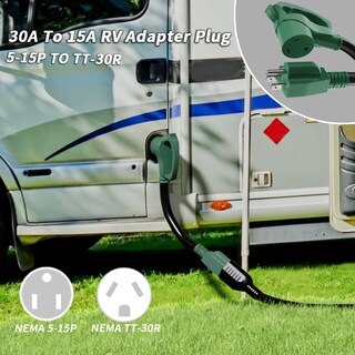 Foto 7 | Foto 7 | Adaptador Eléctrico: Enchufes: Af Rv 30 A A 110 V 1875 W 1 Pie Verde - Venta Internacional.