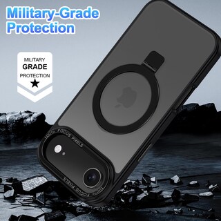 Foto 5 | Foto 5 | Funda Casehas Para Iphone Air 2025 Con Soporte Magnético A Prueba De Golpes Color Negro - Venta Internacional.