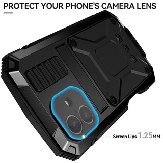 Foto 5 | Foto 5 | Funda Para Teléfono Celular Lunivop Iphone 16 6.1 Pulgadas Metal Resistente - Venta Internacional.