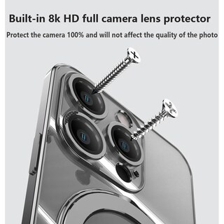 Foto 5 | Foto 5 | Funda De Teléfono Zinlyuen Con Anillo Magnético Con Soporte Para Iphone 16 Pro Max - Venta Internacional.