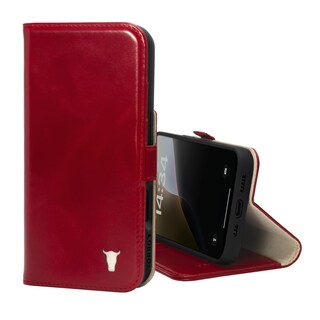 Foto 1 | Foto 1 | Funda Para Teléfono Móvil Torro Iphone 16 Pro 6.3 Pulgadas Cartera De Piel Roja - Venta Internacional.