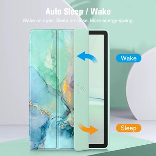 Foto 6 | Foto 6 | Funda De Tablet Fintie Para Samsung Galaxy Tab A9 Plus De 11 Pulgadas Mármol Esmeralda - Venta Internacional.