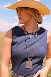 Foto 2 | Foto 2 | Set De Joyas Montana West Western Con Colgante En Forma De Concho - Venta Internacional.