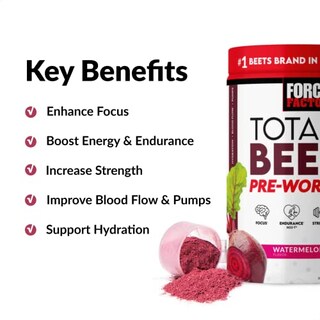 Foto 4 | Foto 4 | Powder Force Factor Total Beets Pre-entrenamiento Boost Energy 30 S - Venta Internacional.