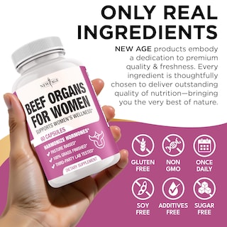 Foto 6 | Foto 6 | Suplemento Nutricional New Age Beef Organ Para Mujer 120 Cápsulas - Venta Internacional.