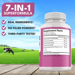 Foto 7 | Foto 7 | Suplemento Nutricional New Age Beef Organ Para Mujer 120 Cápsulas - Venta Internacional.