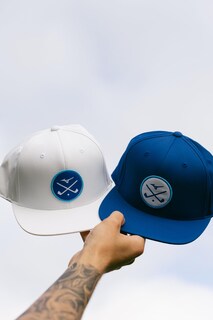 Foto 3 | Foto 3 | Gorra Mizuno Para Mujer Con Forma De Palo Cruzado Snapback Golf Royal - Venta Internacional.