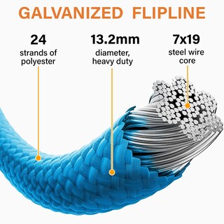 Foto 2 | Foto 2 | Protección Contra Caídas Para Árboles Trepadores Arboristas Abatibles Acero 2 4 M - Venta Internacional.