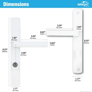 Foto 5 | Foto 5 | Cierre Con Cerrojo Para Pantalla Y Storm Doors Wright Serenade - Venta Internacional.
