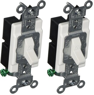 Foto 1 | Foto 1 | Interruptor De Corriente Alterna Unipolar Leviton Csb1-20w 20 A 120/277 V Paquete De 2 - Venta Internacional.