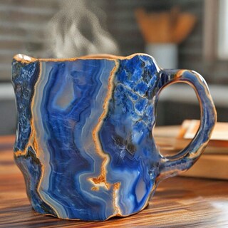 Foto 2 | Foto 2 | Taza De Café Rrlihjgu Mineral Crystal 400 Ml Con Asa Translúcida - Venta Internacional.