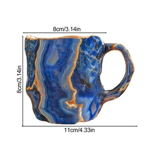 Foto 4 | Foto 4 | Taza De Café Rrlihjgu Mineral Crystal 400 Ml Con Asa Translúcida - Venta Internacional.