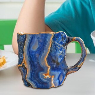 Foto 7 | Foto 7 | Taza De Café Rrlihjgu Mineral Crystal 400 Ml Con Asa Translúcida - Venta Internacional.