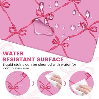 Foto 5 | Foto 5 | Alfombrilla De Escritorio Grande Icasso De 90 X 40 Cm Con Borde Cosido Antideslizante - Venta Internacional.