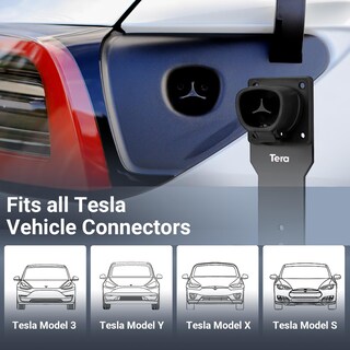 Foto 3 | Foto 3 | Soporte De Cable De Carga Tera Ev Para Tesla Soporte De Pared Impermeable - Venta Internacional.