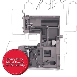 Foto 5 | Foto 5 | Máquina De Coser Singer Hd0450s Heavy Duty Serger 2-4 Hilos - Venta Internacional.