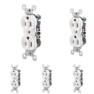 Foto 1 | Foto 1 | Receptáculo Dúplex Leviton 12650-w 15a 125v Co/alr Blanco (paquete De 5) - Venta Internacional.