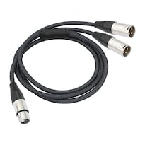 Cable Divisor Xlr Devinal Balanceado Hembra A Doble Macho De 1 5 M - Venta Internacional.