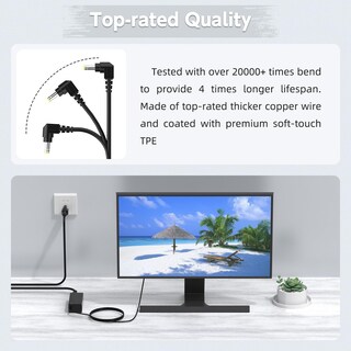 Foto 4 | Foto 4 | Fuente De Alimentación Rolada 19v 3.42a 65w Para Monitores Asus - Venta Internacional.