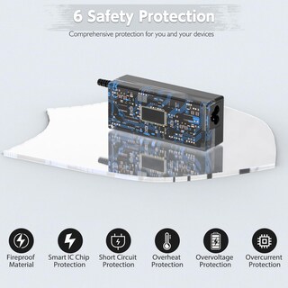 Foto 6 | Foto 6 | Fuente De Alimentación Rolada 19v 3.42a 65w Para Monitores Asus - Venta Internacional.