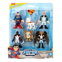 Conjunto De Figuras De Acción De Personajes De Superman 6 De Fisher-price Imaginext - Venta Internacional.