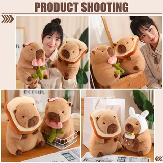 Foto 7 | Foto 7 | Peluche Wesopan Capybara De 12 Pulgadas Con Mochila Tortuga - Venta Internacional.