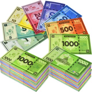 Foto 1 | Foto 1 | Juego De Mesa Play Money Queensell Monopoly 480 Piezas 60 Billetes - Venta Internacional.
