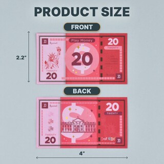 Foto 4 | Foto 4 | Juego De Mesa Play Money Queensell Monopoly 480 Piezas 60 Billetes - Venta Internacional.