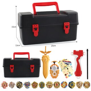 Foto 5 | Foto 5 | Set De Juego Battling Top Burst Launcher Daoyehsy Con 12 Camisetas - Venta Internacional.