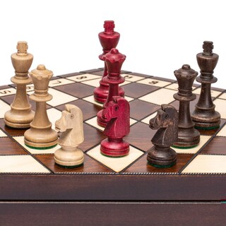 Foto 2 | Foto 2 | Juego De Ajedrez Husaria De Madera Para Tres Jugadores 54 Cm Con Tablero - Venta Internacional.