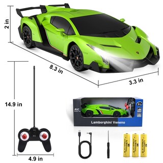Foto 7 | Foto 7 | Coche Teledirigido Wonder Dream Lamborghini Veneno 1:24 - Venta Internacional.