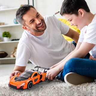 Foto 7 | Foto 7 | Coche Fundido A Presión Flykirin Fast & Furious 1:32 Mclaren Senna Orange - Venta Internacional.