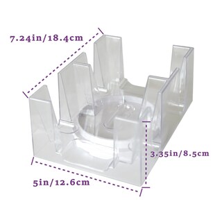 Foto 4 | Foto 4 | Bandeja Giratoria Para Cartas Dnb 6 Cubiertas Plástico Soporte Para Canasta - Venta Internacional.