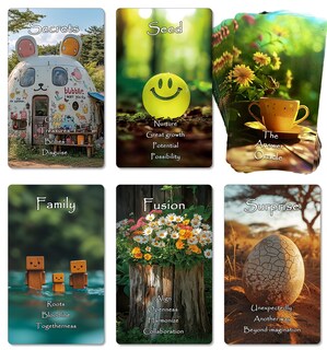 Foto 1 | Foto 1 | Baraja De Cartas De Oracle Trikendou Intuition Oracle 78 Cartas - Venta Internacional.