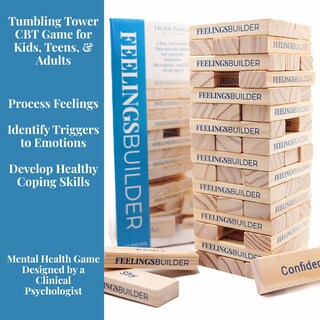 Foto 3 | Foto 3 | Juego De Terapia Tumbling Tower Feelingsbuilder Para Niños Y Adolescentes - Venta Internacional.