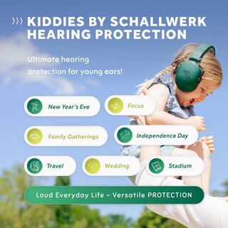 Foto 2 | Foto 2 | Orejeras Con Protección Contra El Ruido Schallwerk Para Niños Jungle Green - Venta Internacional.