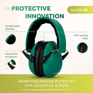 Foto 4 | Foto 4 | Orejeras Con Protección Contra El Ruido Schallwerk Para Niños Jungle Green - Venta Internacional.