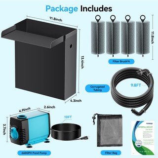 Foto 6 | Foto 6 | Kit De Desagüe Para Cascadas Poposoap Bomba De Acero Inoxidable De 34 Cm - Venta Internacional.