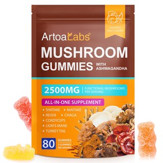 Foto 1 | Foto 1 | Gomitas De Hongos Beydu 250 Mg Ashwagandha Lions Mane 80 Unidades - Venta Internacional.